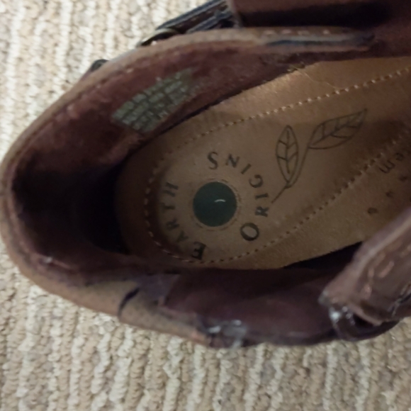 Earth Origins Ankle Boot Sz 7 Brown - Picture 4 of 5